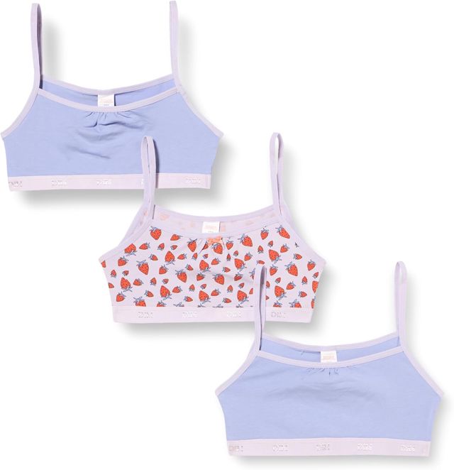 Dim Brassière Fille Les Pockets Coton Brassières x3