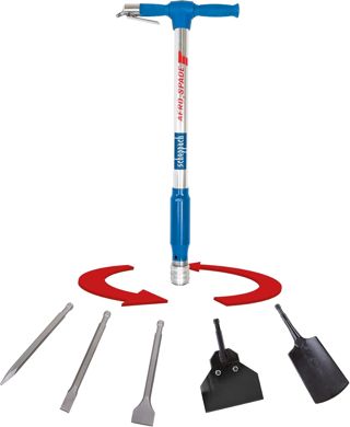 Scheppach Bêche pneumatique Aero²Spade | 27Joules | 6,3 bar