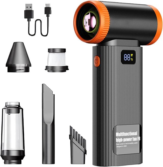 Dépoussiéreur à air portable rechargeable 130 000 tr/min 5 vitesses