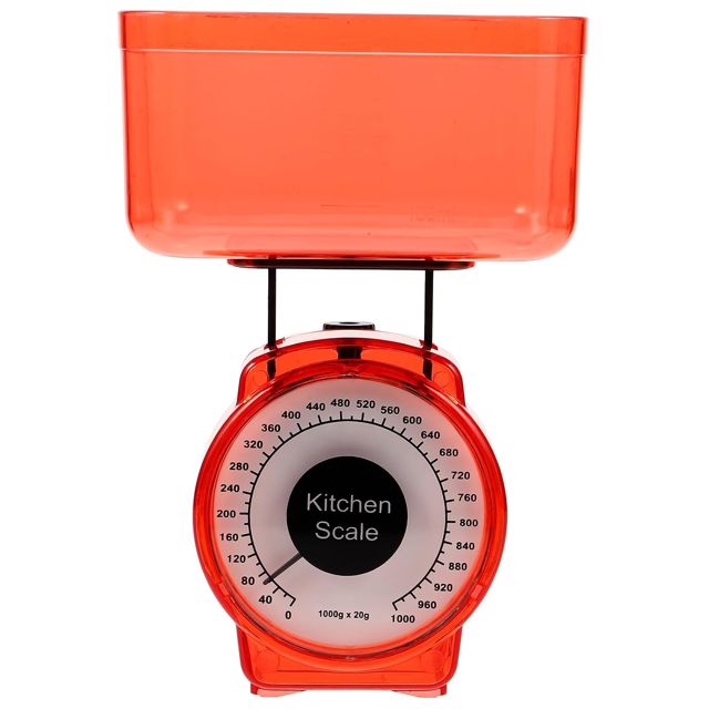 Plastique Balance Cuisine sans Pile Mécanique, 1kg