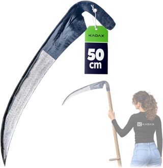 KADAX Faux de Jardin en métal, Faux Manuelle, Faucille, Faux Pliante, Faux pour Plantes Sauvages, Faux, Faucille de Jardin, Faucille à Herbe, Faucille à Feuilles, Faucille Manuelle, Petite Faucille