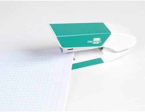 Agrafeuse Liderpapel avec coffret de 1000 agrafes 26/6 capacité 20H couleur turquoise