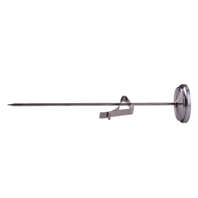 Thermomètre Alimentaire 21x5,4x5,4cm en Acier Inoxydable, Clip