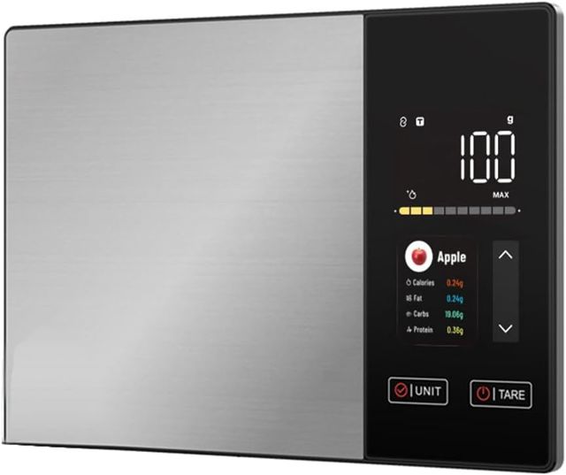 Balance de Cuisine Compacte en Acier Inoxydable, Calories 5 Kg