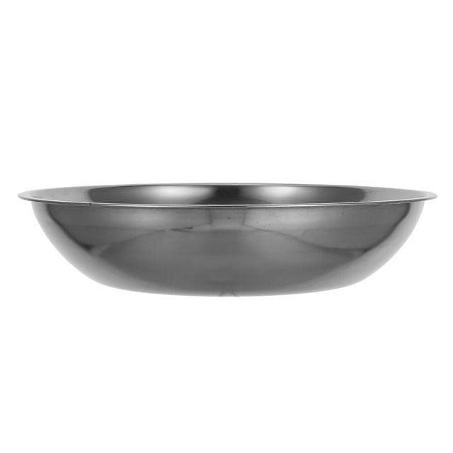 Argenté Plateau de Pesée Électronique 25cm en Acier Inoxydable