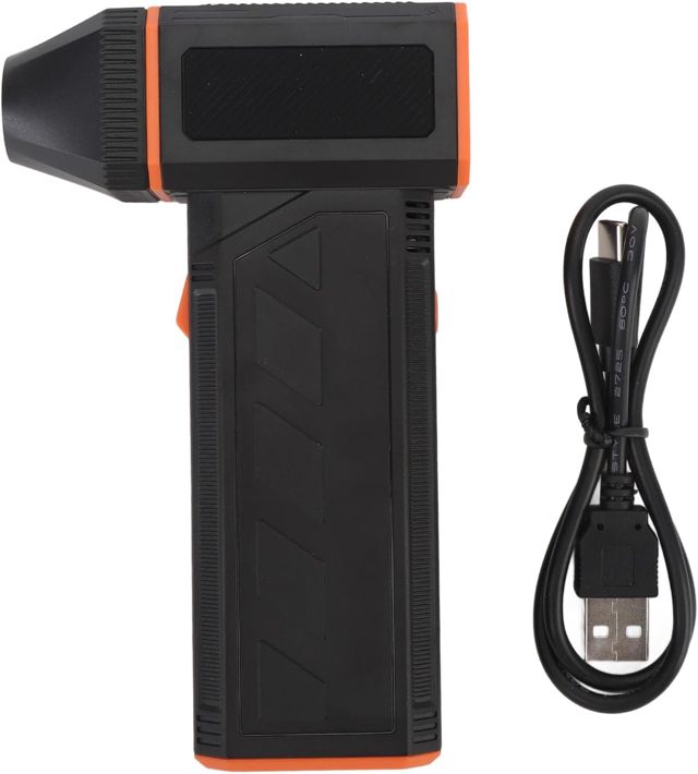 Souffleur D'air électrique sans Fil à Grande Vitesse pour un Nettoyage Puissant, Gonflage, Plumeau D'air Portable Rechargeable à 3 Vitesses pour Ordinateur, Caméra, Siège de Voiture