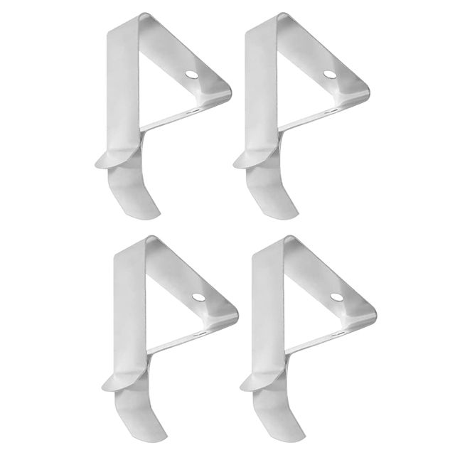 POPETPOP Lot de 4 Pinces Métalliques pour Thermomètre Café 4 Pièces Antirouille Maintien Stable Protection Brûlures Utilisation la Cuisine et Barista