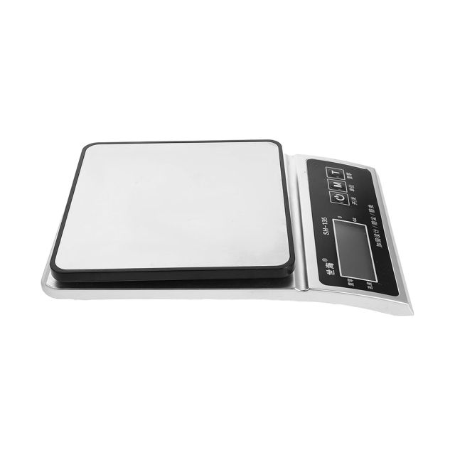 Alipis Balance Cuisine Électronique 3 Kg Précision 01 G Acier Inoxydable Argentée Compacte Mini Balance Numérique pour Pâtisserie et Cuisson Professionnelle