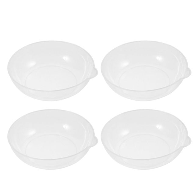 Plateau de Pesée 4 Pièces en Plastique Transparent pour Balance Numérique