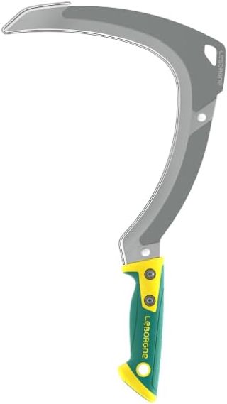 Leborgne Faucille Herbe Droite 45 cm Lame Inox PTFE Poignée Duopro