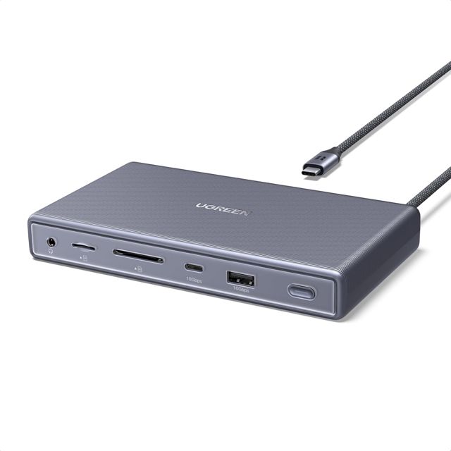 UGREEN USB4 Docking Station 11 en 1 Hub USB C Double Écran pour macOS