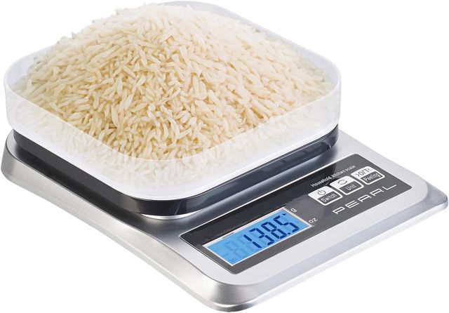 Balance de cuisine rechargeable avec écran LCD [Pearl]