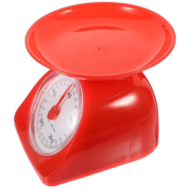 Balance Cuisine Ronde 5kg Plateau, Cadran Classique ABS