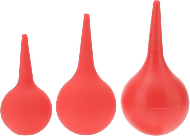 Souffleur en Caoutchouc Design Ergonomique Capacité 30ml 3pcs pour Nettoyage de Poussière pour Maison et Bureau