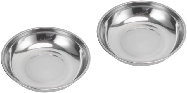 Alipis 2 pièces Plateau de Pesée Acier Inoxydable Robuste pour Balance Électronique Plateau de Charge et Aux Déformations Accessoire de Pesage Polyvalent pour Cuisine et Usage Industriel