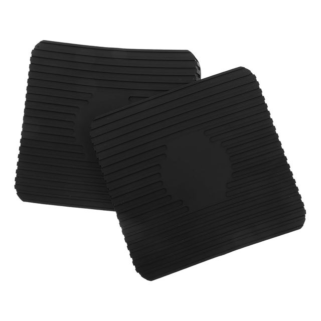 2 Pièces Tapis en Silicone Noir pour Balance Cuisine, Réutilisable,