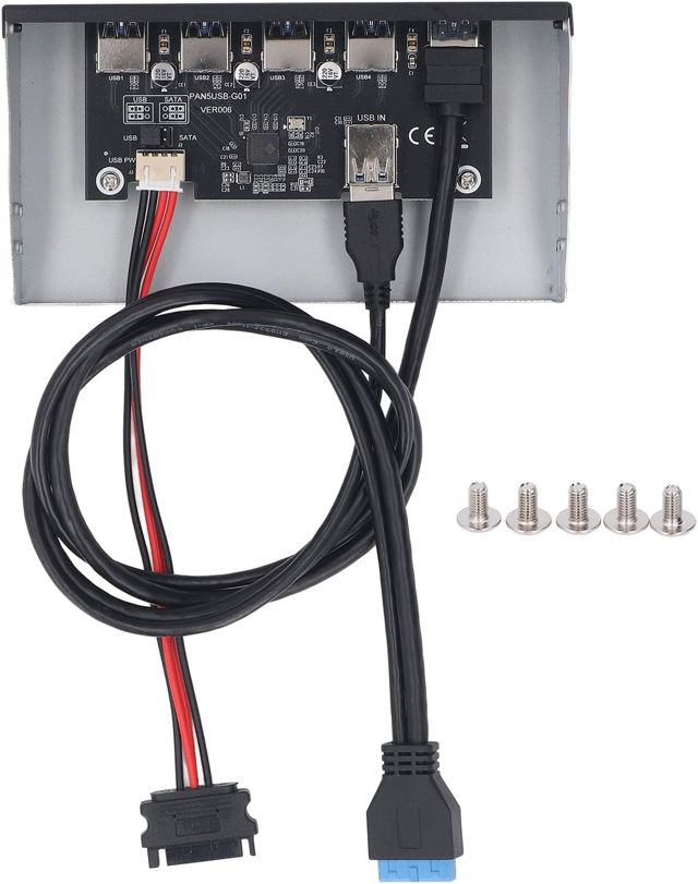 Zunate Hub USB 3.2 Gen 1 à 5 Ports pour Bureau de Bureau
