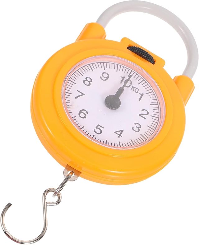 Toddmomy Balance Mécanique Portable Légère et Précise Crochet, Plastique et Métal, Réponse Rapide, Cuisine et Voyage