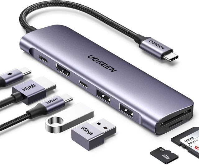 UGREEN Revodok 1071 Hub USB C 7 en 1 Adaptateur Multiport Docking Station