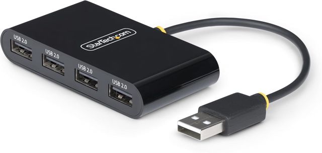 StarTech Hub USB 2.0 4 Ports avec Câble de 15cm (ST4200MINI2-USB-HUB)