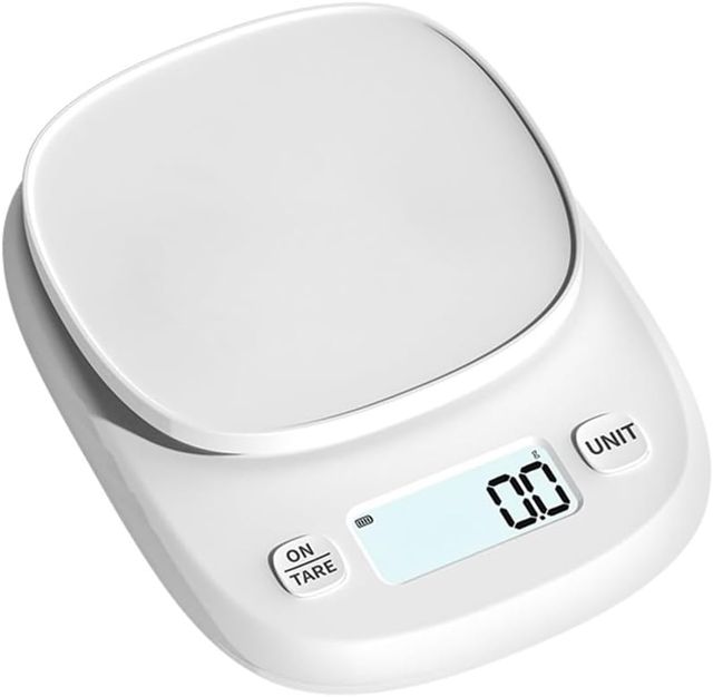 Balance de cuisine électronique pour aliments et café 5 kg Précision 0,1 g