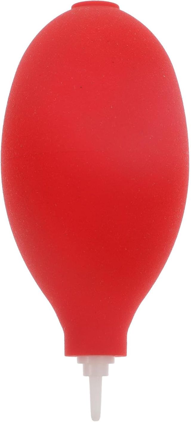 Souffleur d'air Portable la Poussière Rouge en Plastique pour Nettoyage Clavier et Ordinateur, Mini Ventilateur de Bureau