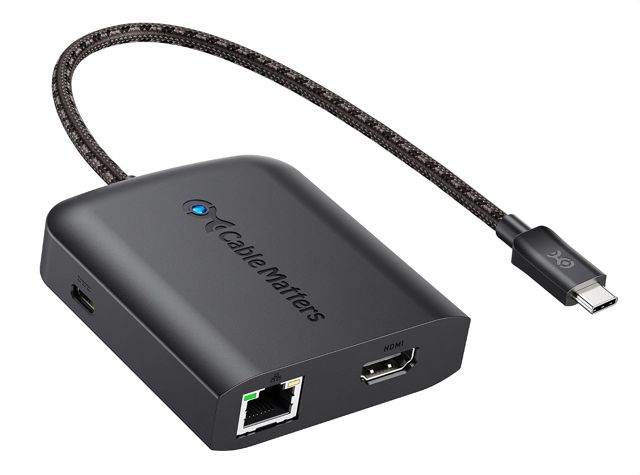 Cable Matters Hub USB-C 8K HDMI 2.1, Dock USB-C HDMI, Noir