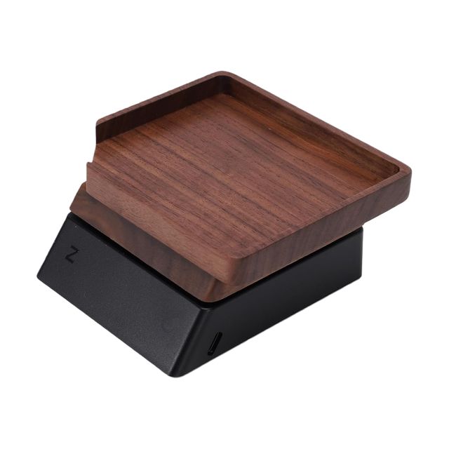 Fockety Balance de Cuisine Numérique, Balance à thé en Bois de Noyer