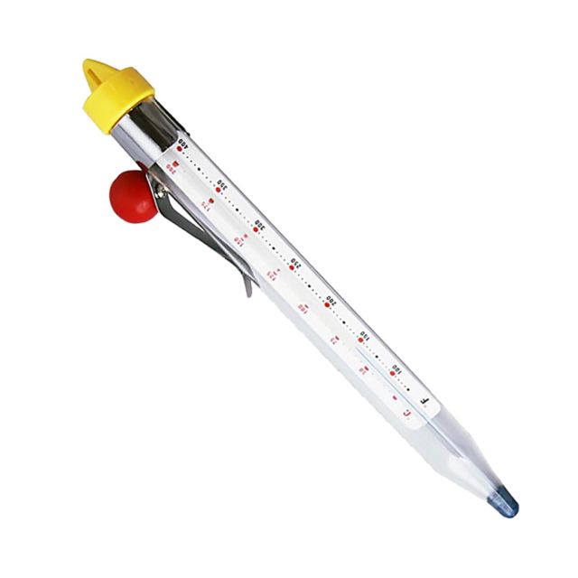Thermomètre Cuisine en Verre Trempé Pince, pour Sirop