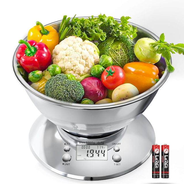 GRAM PRES Balance de Cuisine Numérique Poids Grammes et Oz 11lb/0.1oz