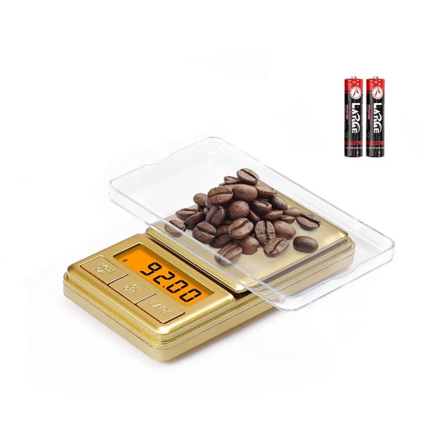 UNIWEIGH Mini Balance de Poche Numérique 100 g/0,01g avec Couvercle