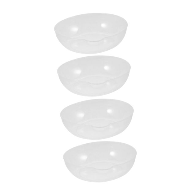 Plateau de Pesée Réutilisable en Plastique pour Balances Cuisine 4Pcs
