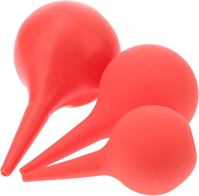 3 Pièces Caoutchouc Squeeze Nettoyage Créatif de Poussière Mini Souffleur pour Maison et Bureau Outil Pratique pour Électroniques