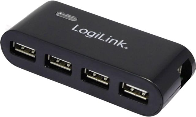 LogiLink UA0085 Hub USB 2.0 4 Ports 2 A Noir