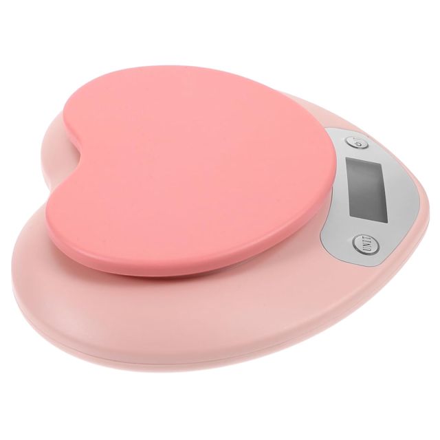 Cabilock Capteur Élégant Balance Électronique Cuisine Rose Plastique la en Haute Précision Améliorer Design pour Pâtisserie Usage Personnel et Boutiques