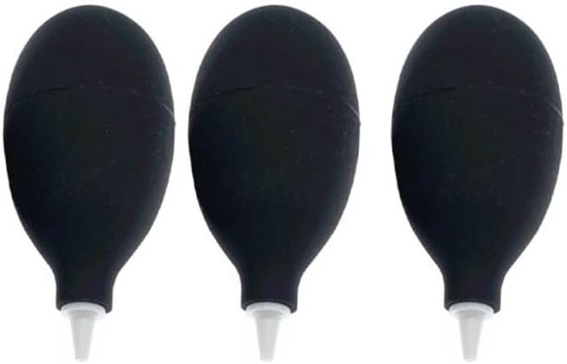 4 Pièces Souffleur de Nettoyage en Silicone Noir, Doux