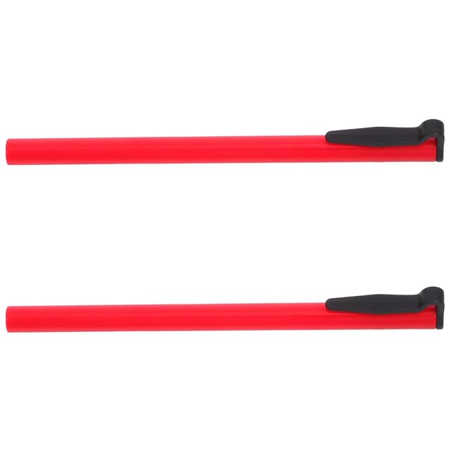 Protection pour Thermomètre Cuisine 2 Pièces en Plastique Rouge