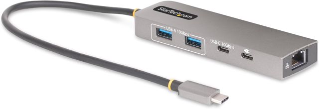 StarTech Hub USB-C 3 Ports, 10Gbps, 2,5GbE, PD 100W Pass-Through, 30cm