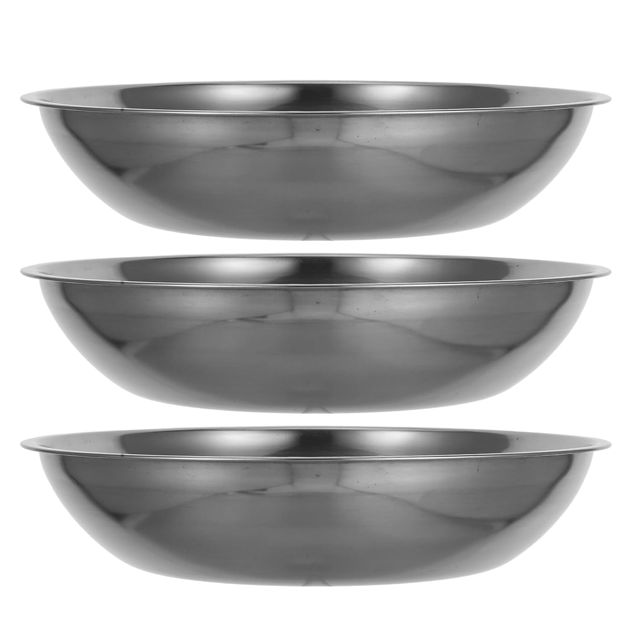 Toyvian 3pièces Balance de Cuisine avec Bol Acier Inoxydable Plateau pour Balance Électronique Nacelle de Pesée pour Numérique Bol de Cuisine Plateau pour Électronique de Pâtisserie