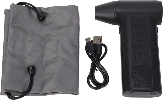 Portable Air Blower 130000 RPM, Electric Compressed Air Duster with 4 Adjustable Gears, 52 M/S Wind Speed, USB - C Rechargeable for Keyboard Cleaning, Electronics & Cars