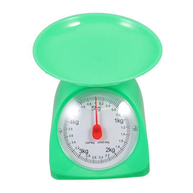 Balance Cuisine Ronde Plateau, 5kg, Abs, Haute Précision