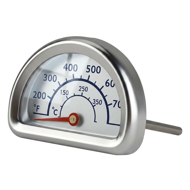 Thermomètre de Four 0–400 °C avec Sonde Inox de 7 cm