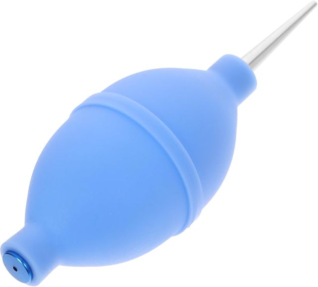Souffleur d'air de Nettoyage Bleu à Long Embout pour Ports Téléphone