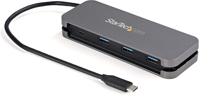 StarTech Hub USB-C 4 Ports avec 3x USB-A et 1x USB-C, 5Gbps (HB30CM3A1CB)