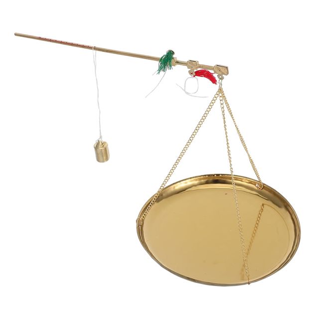 Balance Chinoise Vintage en Cuivre 250g pour Herbes Cuisine