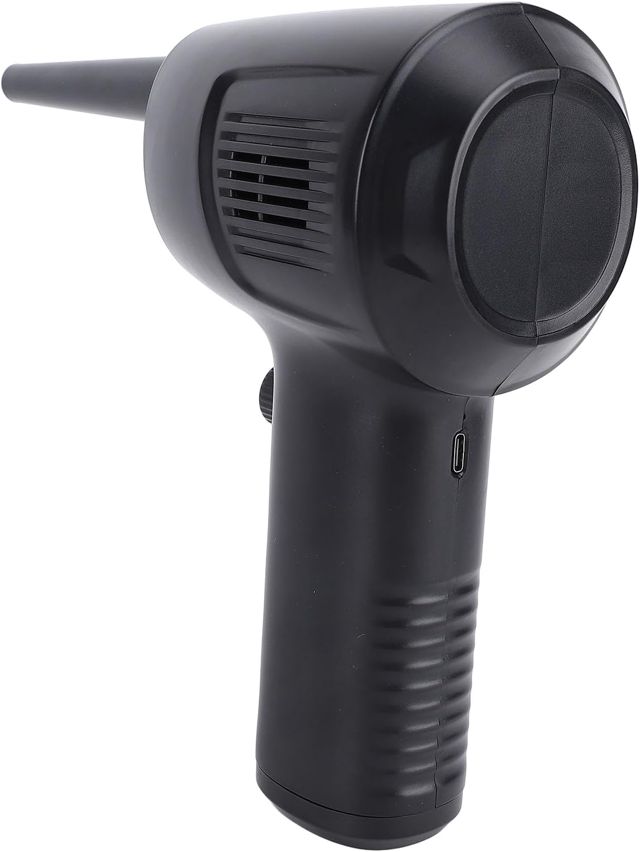 Dépoussiéreur électrique, Souffleur d'air 51 000 Tr/min, 3 Modes de Vitesse, 5 Buses, Batterie 10 000 MAh avec Protection contre la Surchauffe, Idéal pour Ordinateur, Clavier et Intérieur