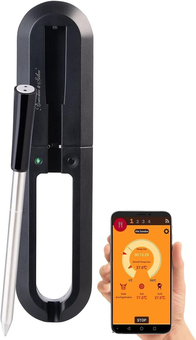 Thermomètre de cuisson connecté sans fil [Rosenstein & Söhne]