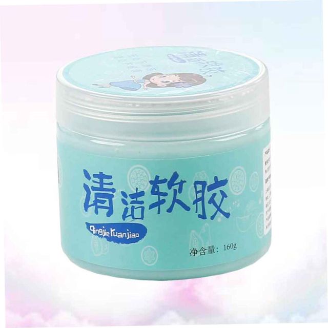 SHINEOFI Gel Nettoyant pour Clavier et Ordinateur Multifonction, Grand Format, Argile Nettoyante Réutilisable, Bleu Ciel, Outil Anti-poussière pour Bureau et Maison, Usage Portable