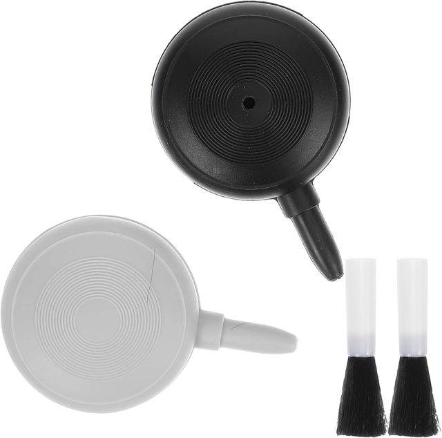 Souffleur D’Air et Brosse 2Pcs pour Objectifs Caméra Nettoyage