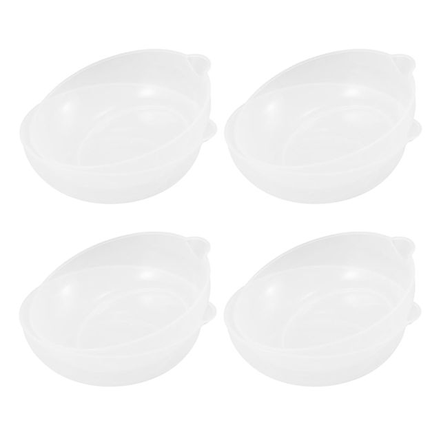 Toyvian Lot de 8 Plateaux de Pesée pour Balance la Cuisine en Plastique Transparent 800ml, Robustes et Faciles à Nettoyer, Pâtisserie Cuisine